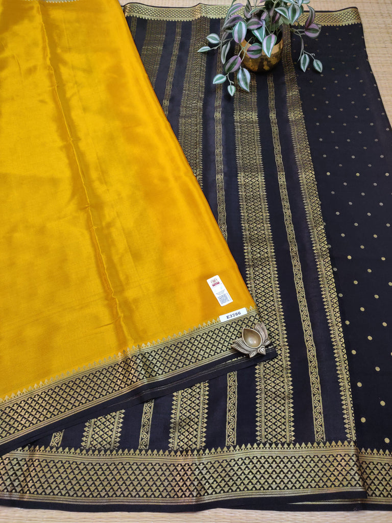 Pure  Crepe Silk Saree #E3786