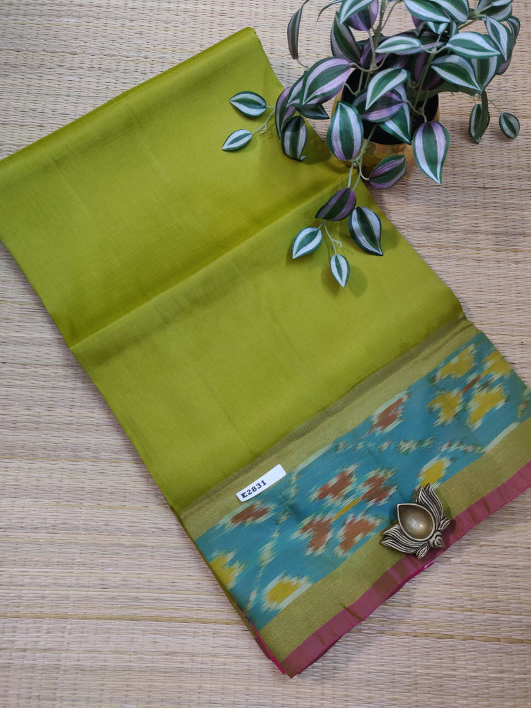 Plain Silk Mix Sarees #E2831