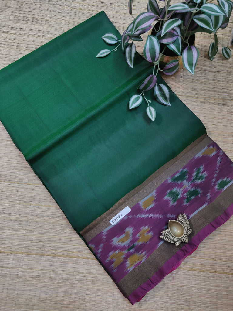 Plain Silk Mix Sarees #E2827