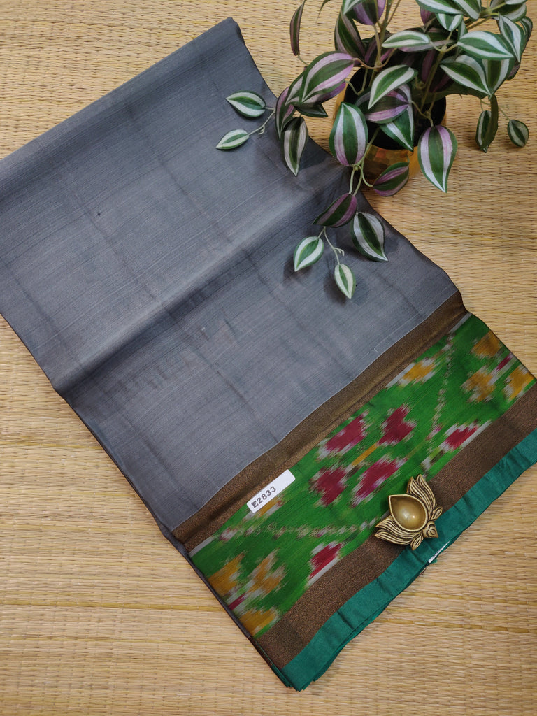 Plain Silk Mix Sarees #E2833