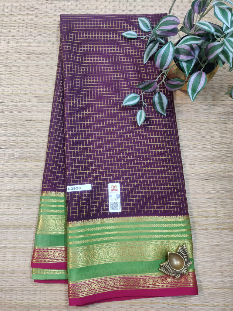 Pure Crepe Silk Saree #E3970