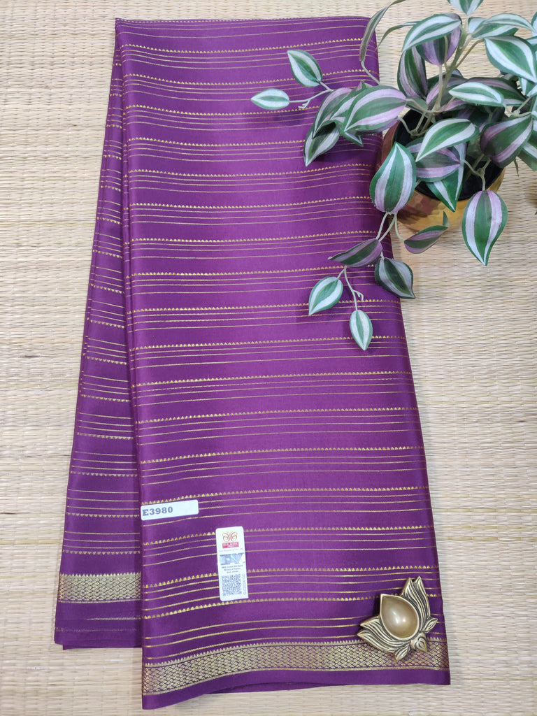 Pure Crepe Silk Saree #E3980