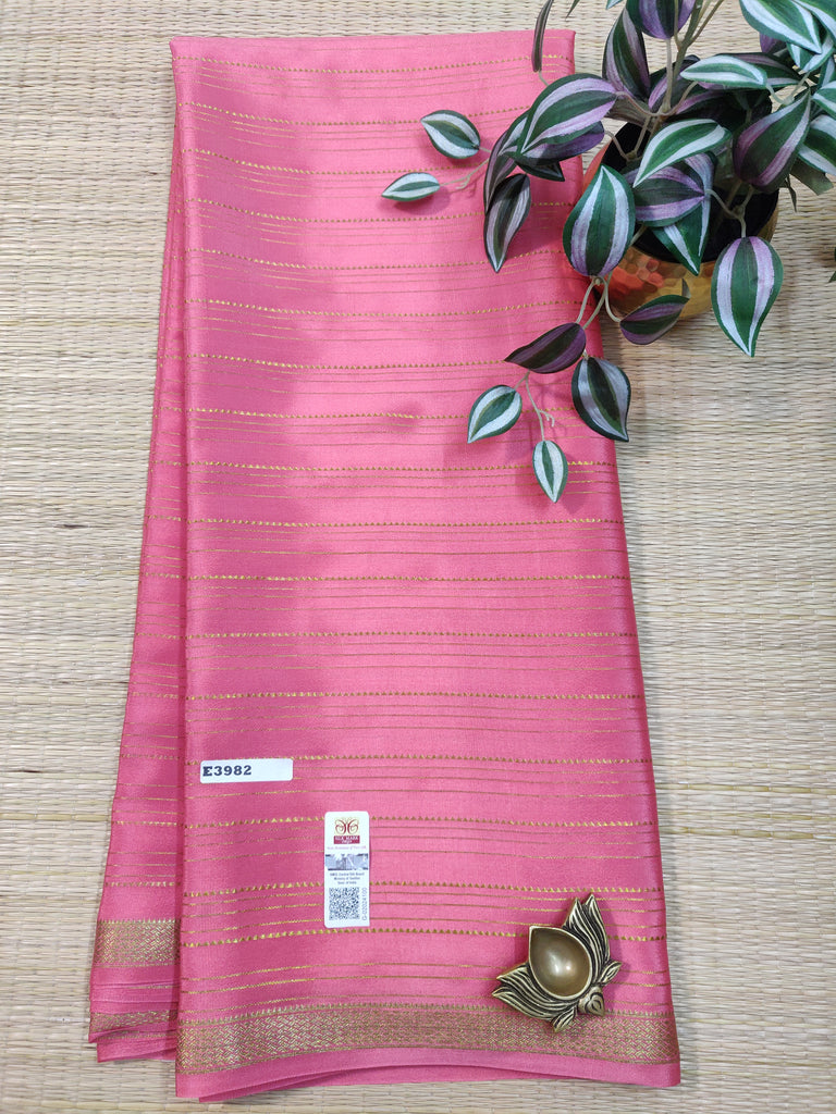 Pure Crepe Silk Sare #E3982