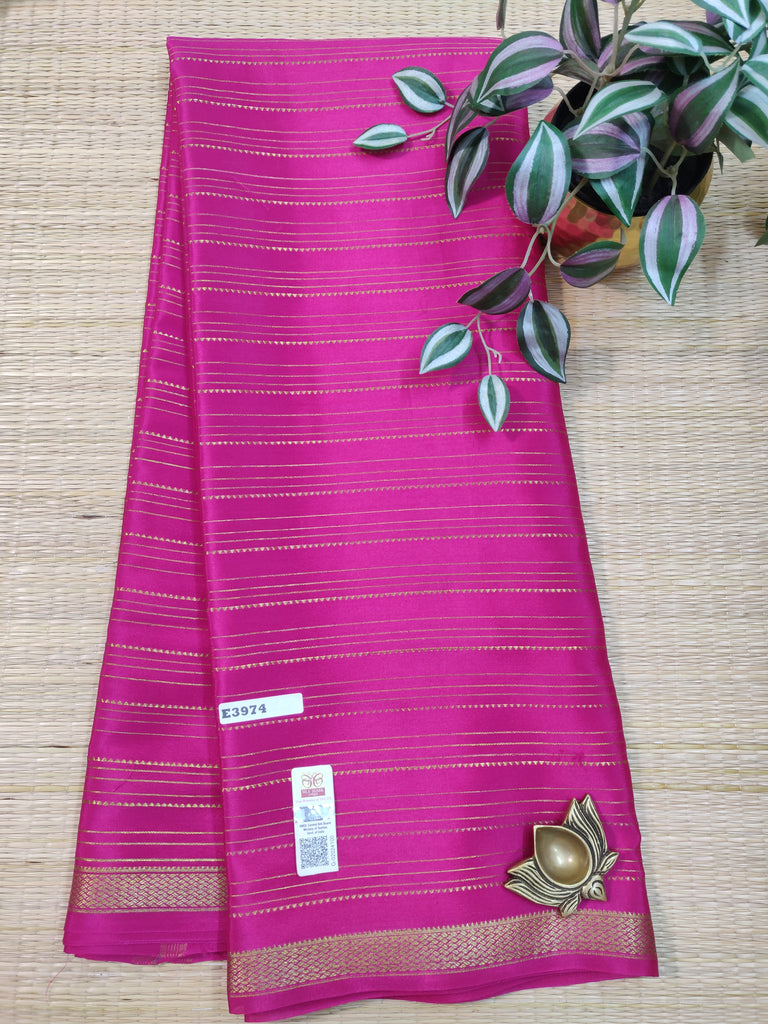 Pure  Crepe Silk Saree #E3974