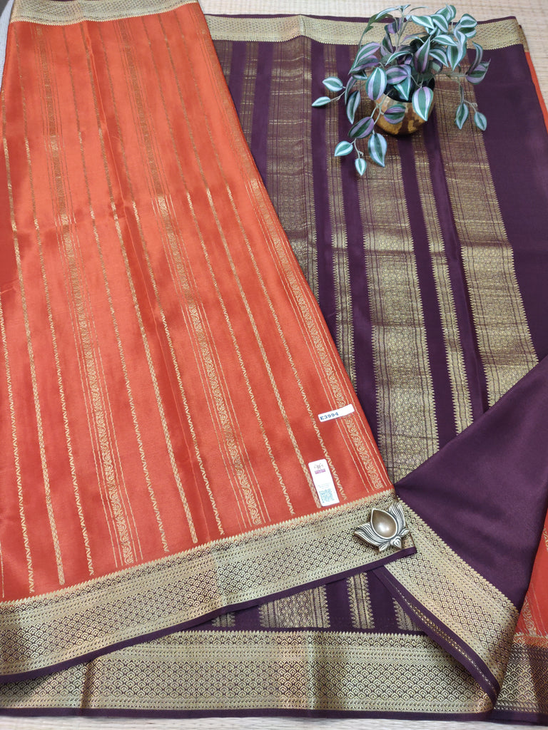 Pure Crepe Silk Saree #E3994