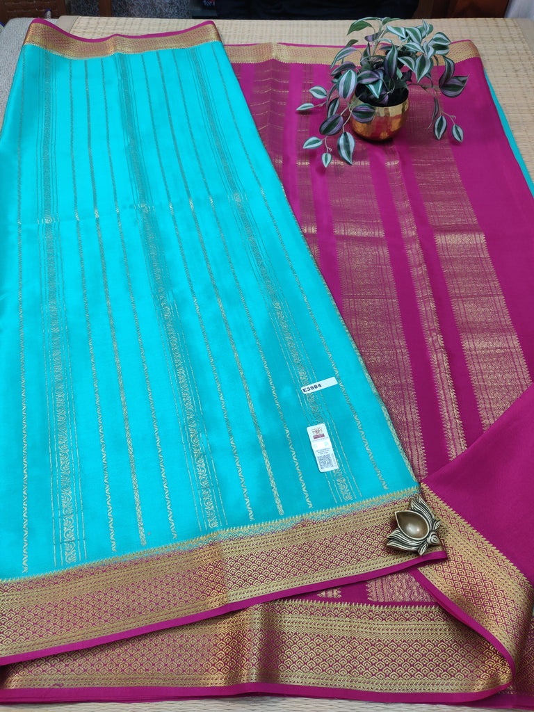 Pure Crepe Silk Saree #E3984