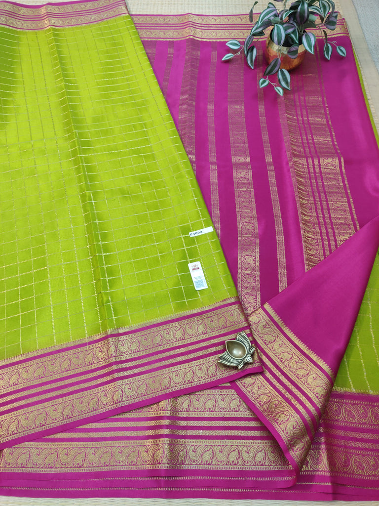 Pure Crepe Silk Saree #E4002
