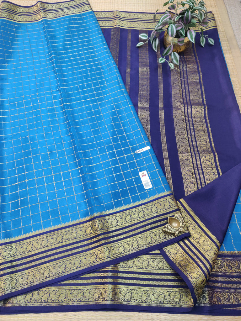 Pure Crepe Silk Saree #E4001