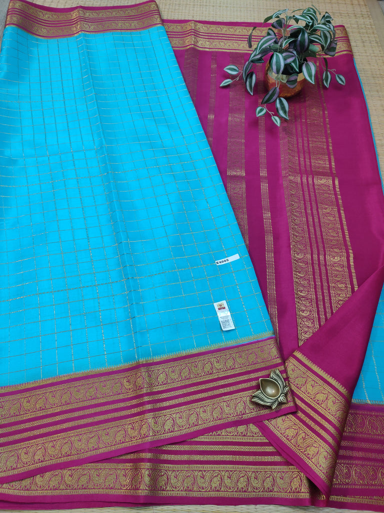 Pure Crepe Silk Saree #E4005