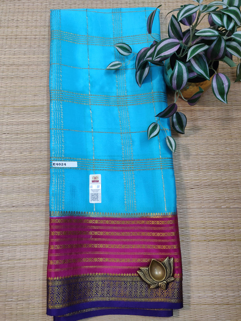 Pure Crepe Silk Saree #E4024