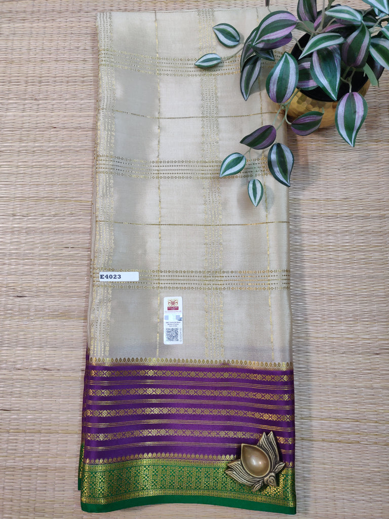 Pure Crepe Silk Saree #E4023