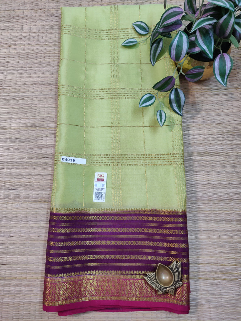 Pure Crepe Silk Saree #E4019