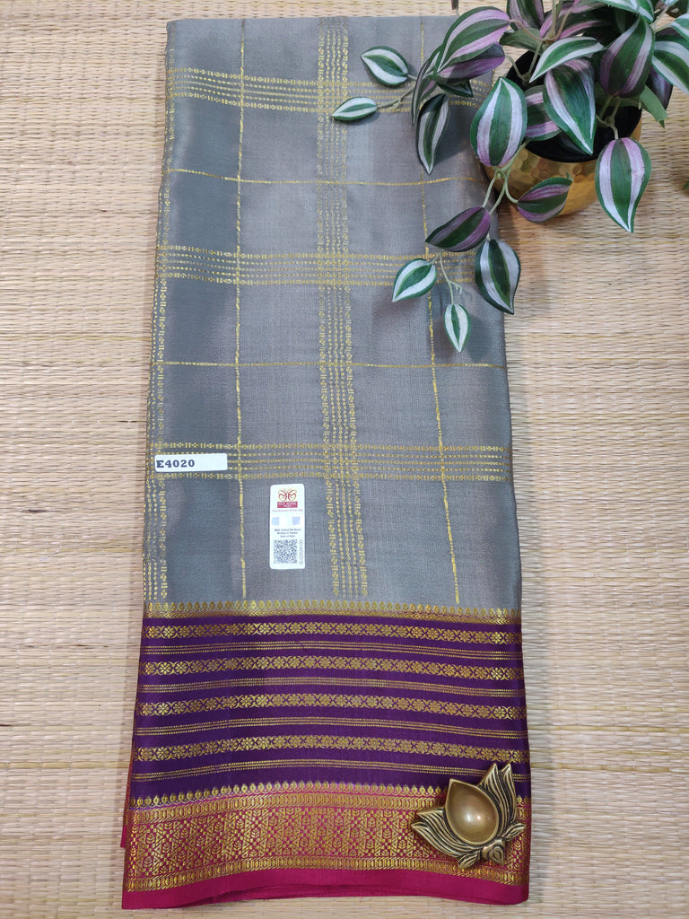 Pure Crepe Silk Saree #E4020