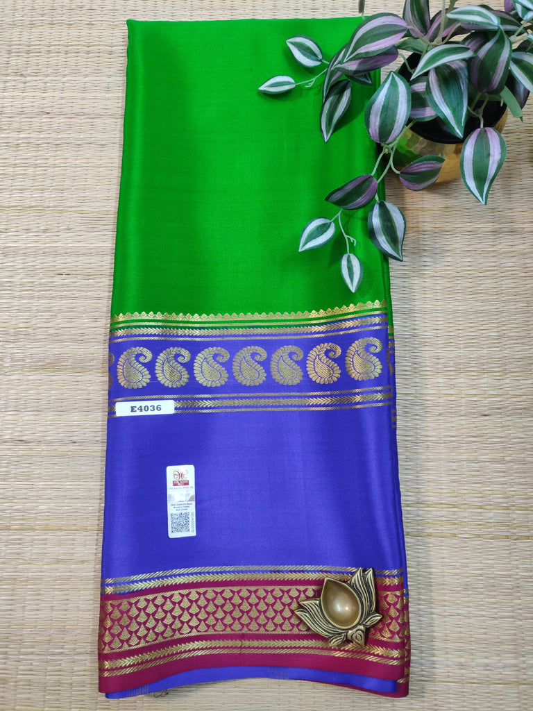 Pure Crepe Silk Saree #E4036
