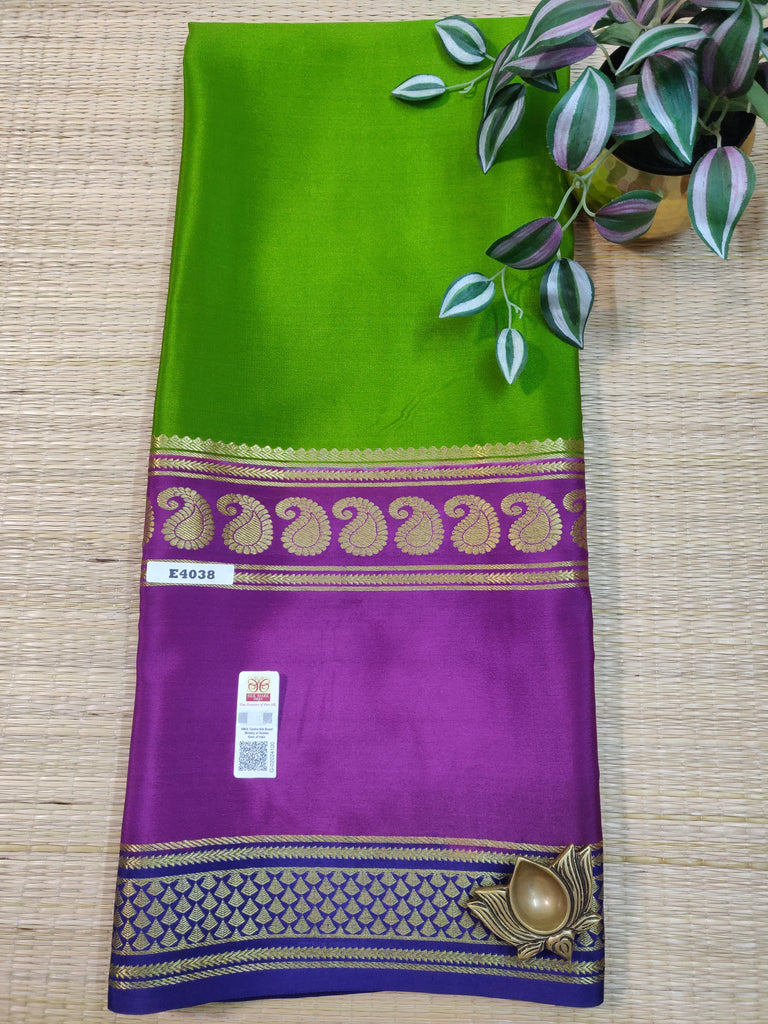 Pure Crepe Silk Saree #E4038