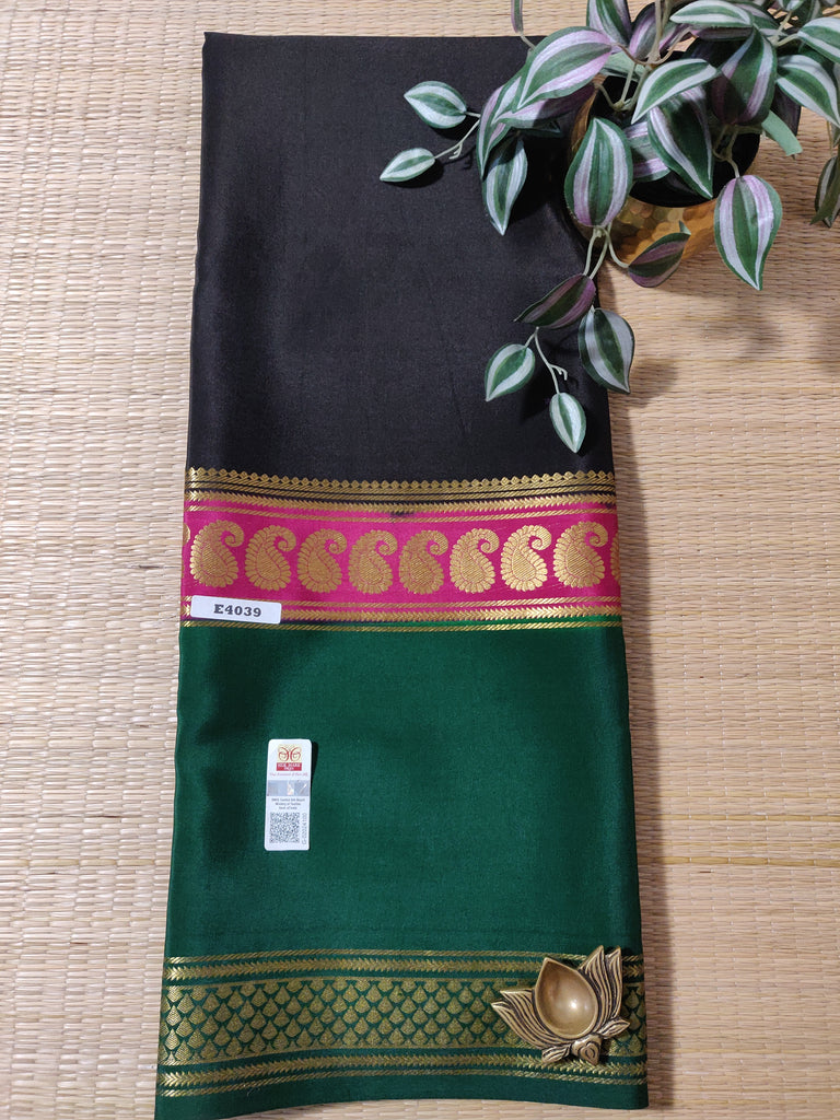 Pure Crepe Silk Saree #E4039