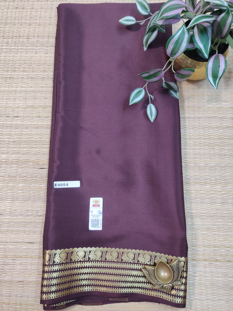 Pure Crepe Silk Saree #E4054