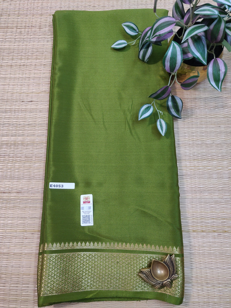 Pure Crepe Silk Saree #E4053