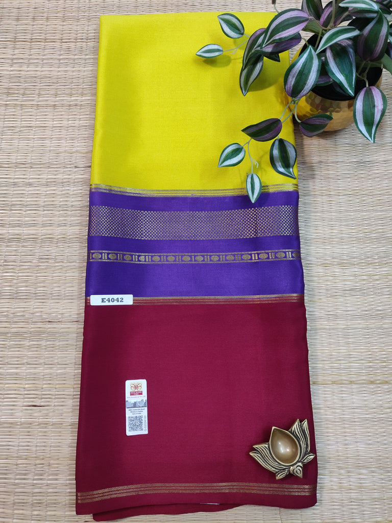 Pure Crepe Silk Saree #E4042