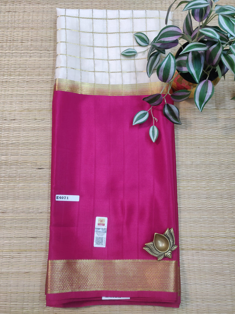 Pure Crepe Silk Saree #E4071