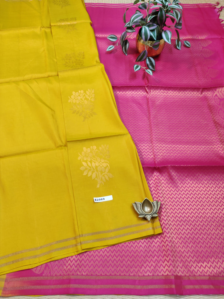 Butta Silk Mix Sarees #E2069