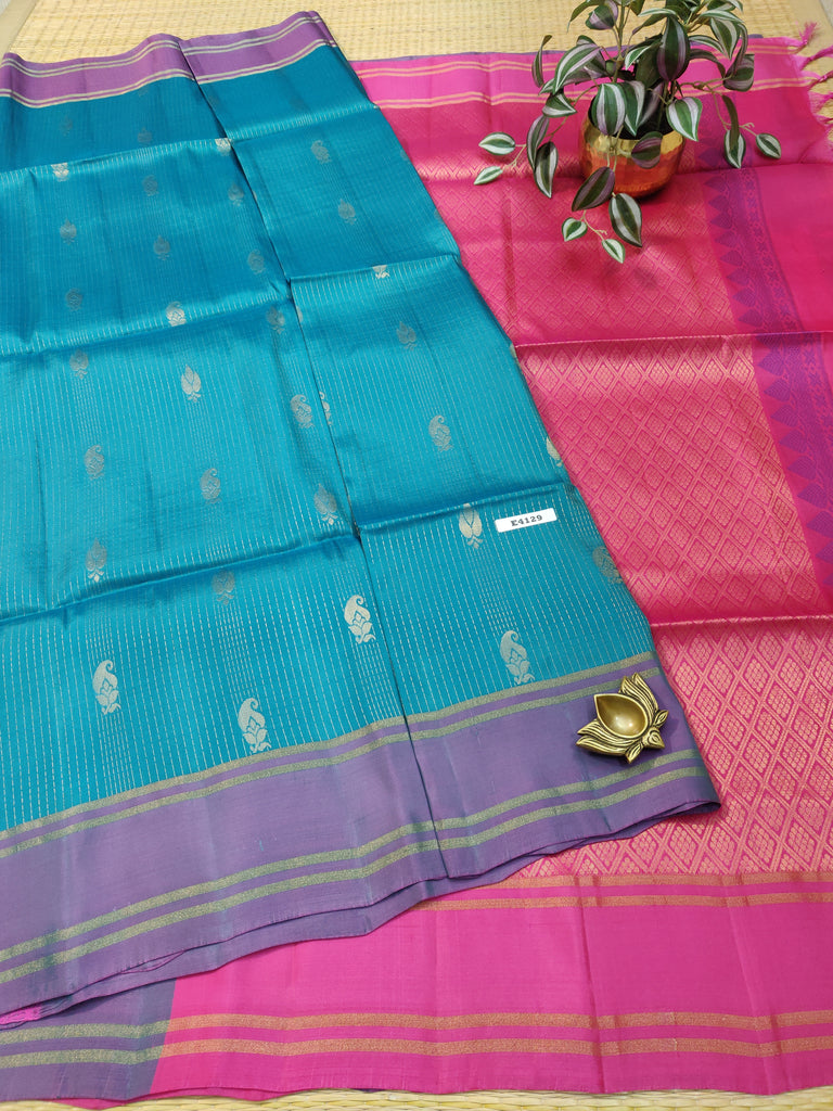 Butta Silk Mix Sarees #E4129