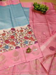 Semi Crepe Sarees #E4568