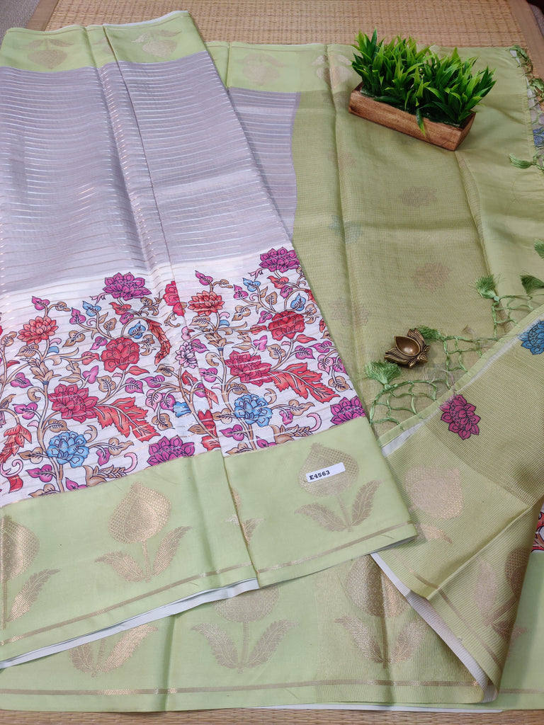 Semi Crepe Sarees #E4563