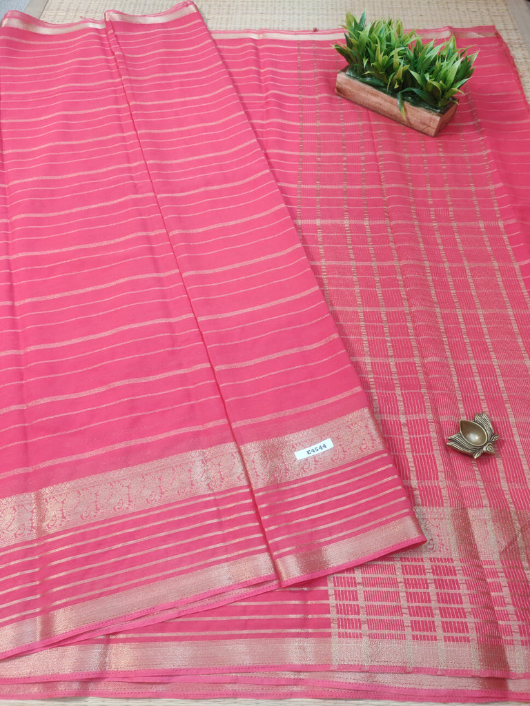 Semi Georgette Sarees #E4544