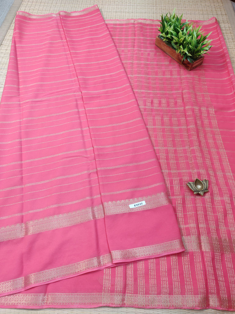 Semi Georgette Sarees #E4537