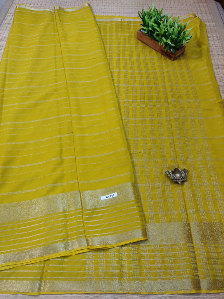 Semi Georgette Sarees #E4540