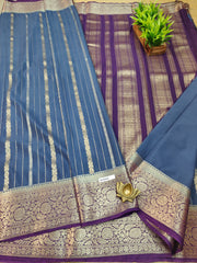 Semi Crepe Sarees #E4605