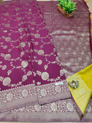 Semi Crepe Sarees #E4639