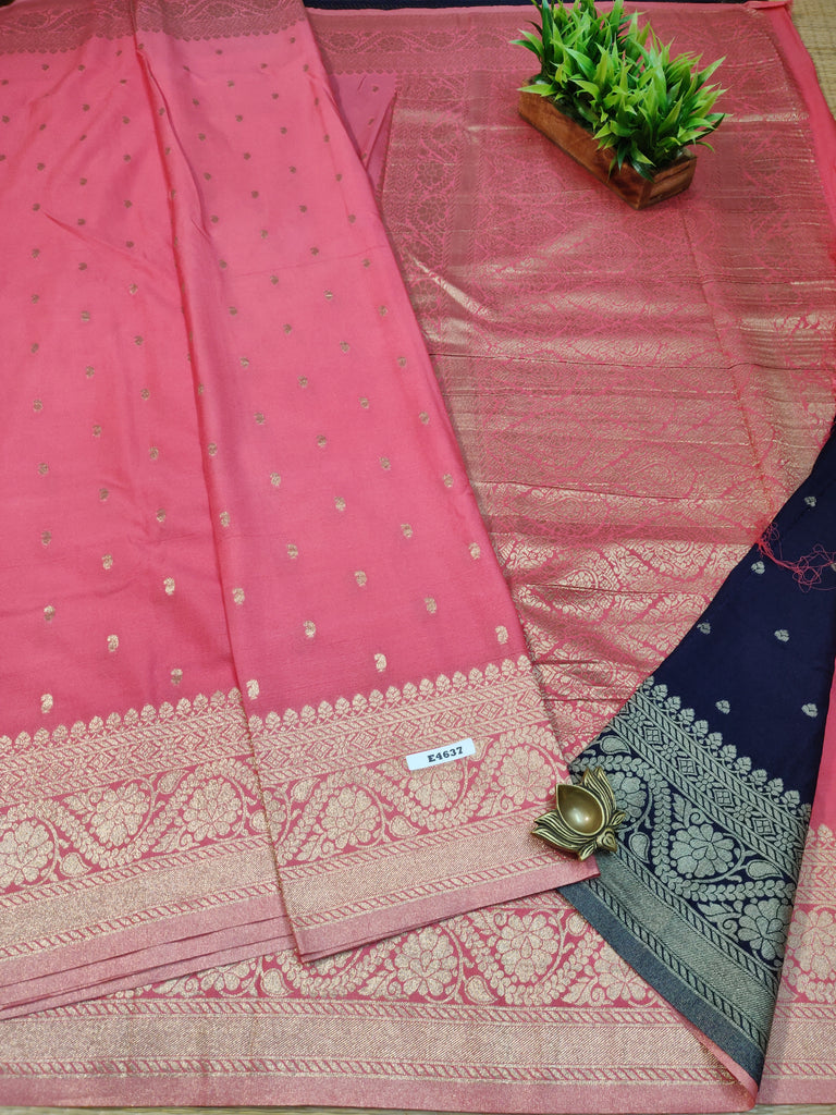 Semi Crepe Sarees #E4637