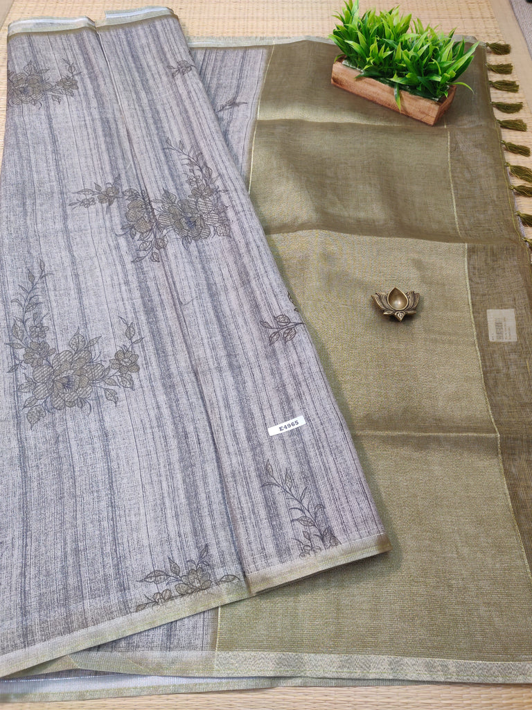 Linen Gajji Silk # E4965