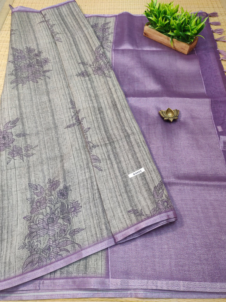 Linen Gajji Silk # E4962