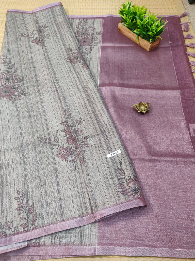 Linen Gajji Silk # E4964