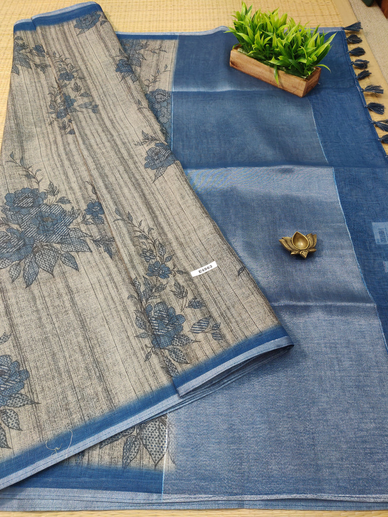 Linen Gajji Silk # E4963