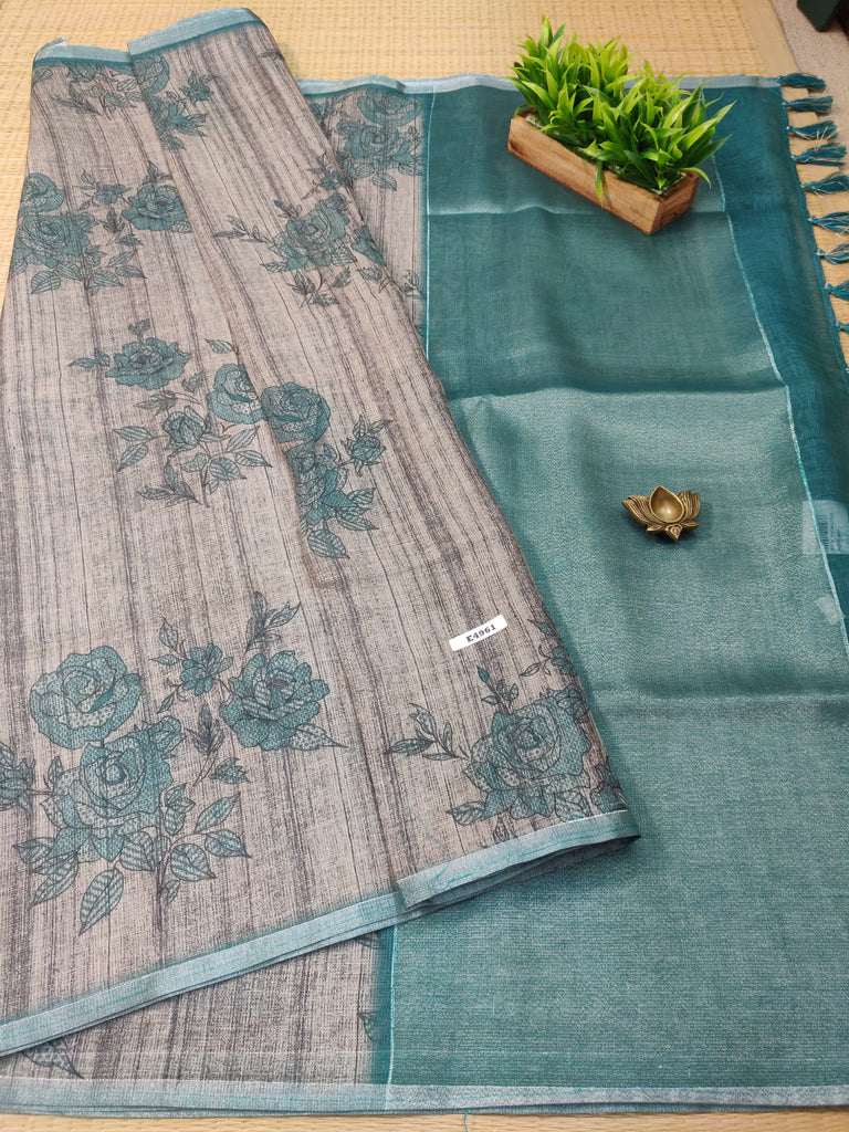 Linen Gajji Silk # E4961