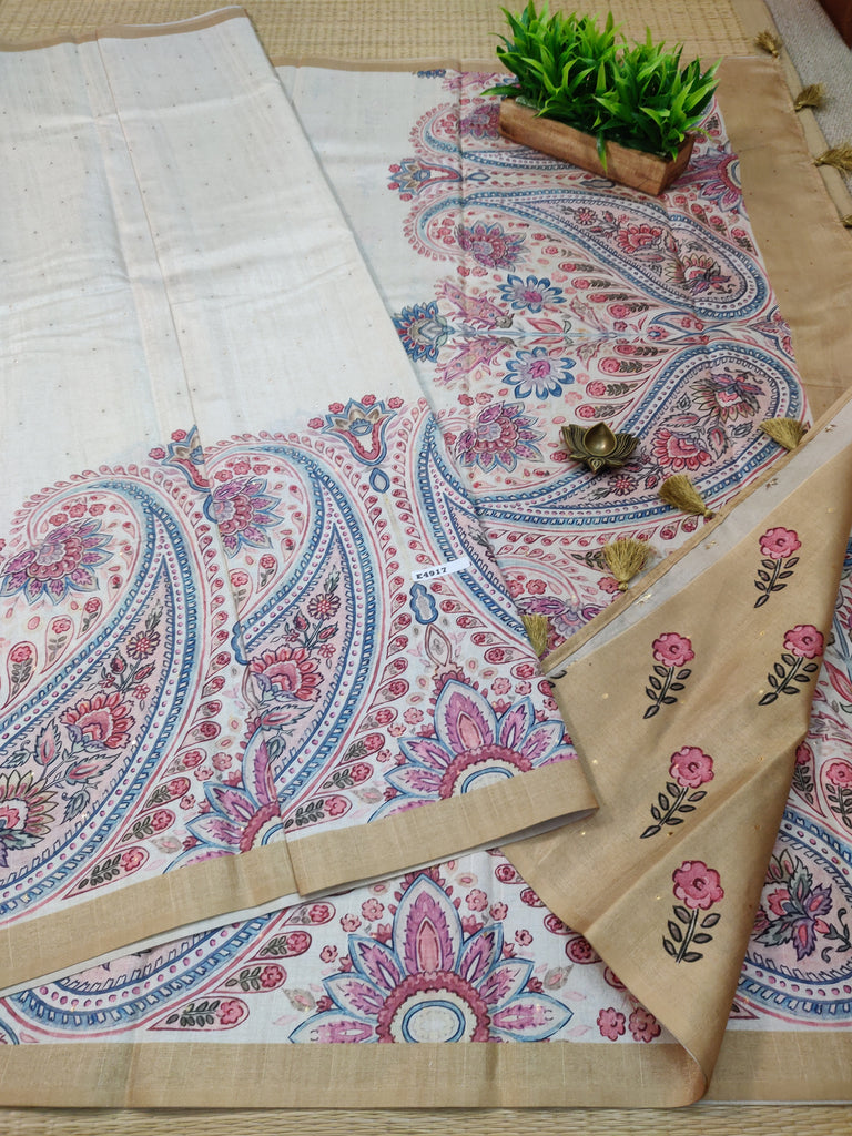 Mutka Tussar Silk# E4917