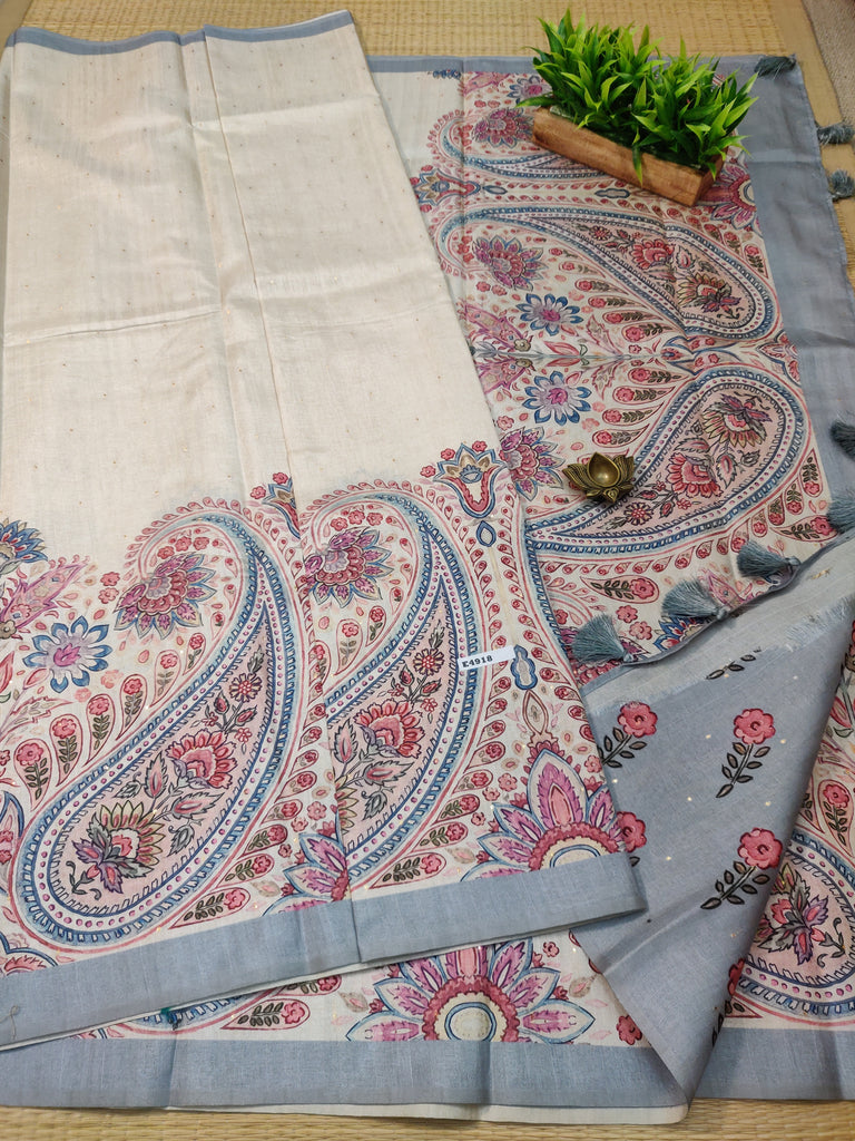 Mutka Tussar Silk# E4918