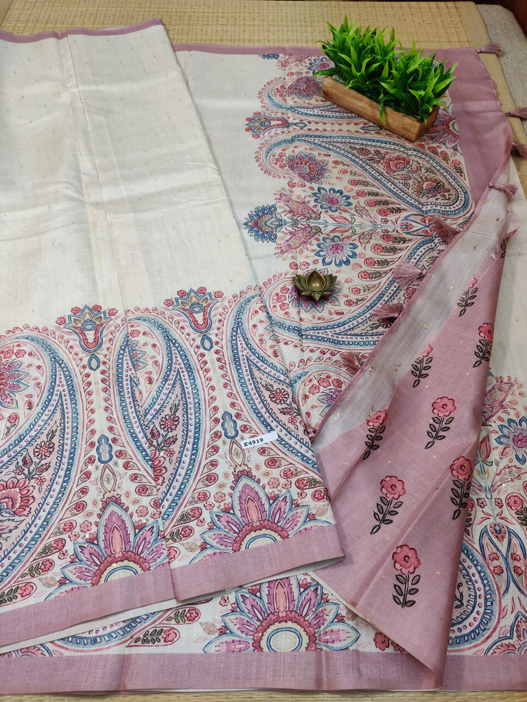 Mutka Tussar Silk# E4919