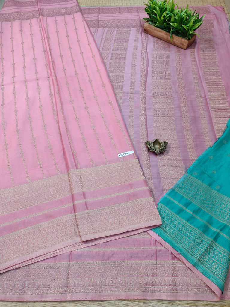 Semi Crepe Sarees #E4933