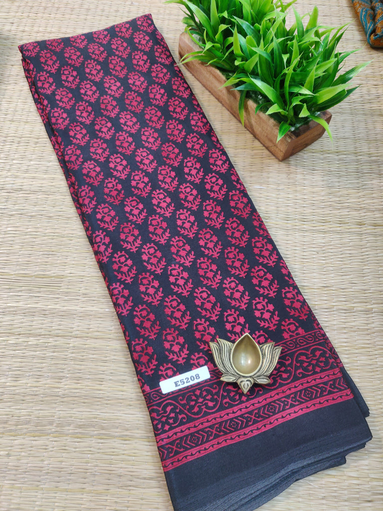 Printed Crepe Silk #E5208