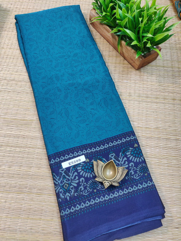 Printed Crepe Silk #E5209