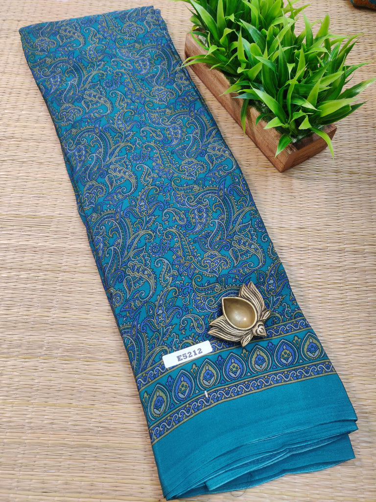Printed Crepe Silk #E5212