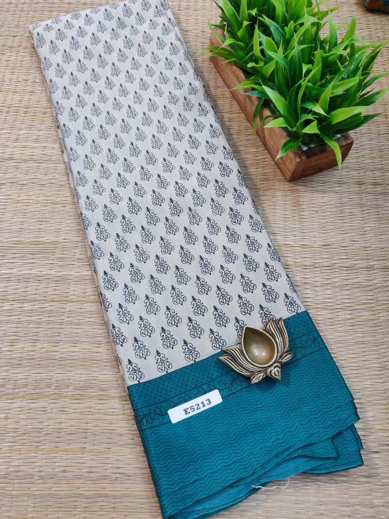 Printed Crepe Silk #E5213