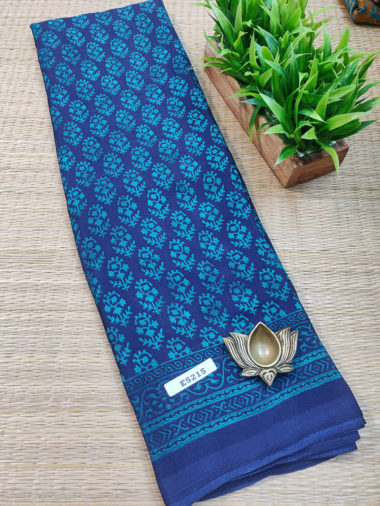 Printed Crepe Silk #E5215