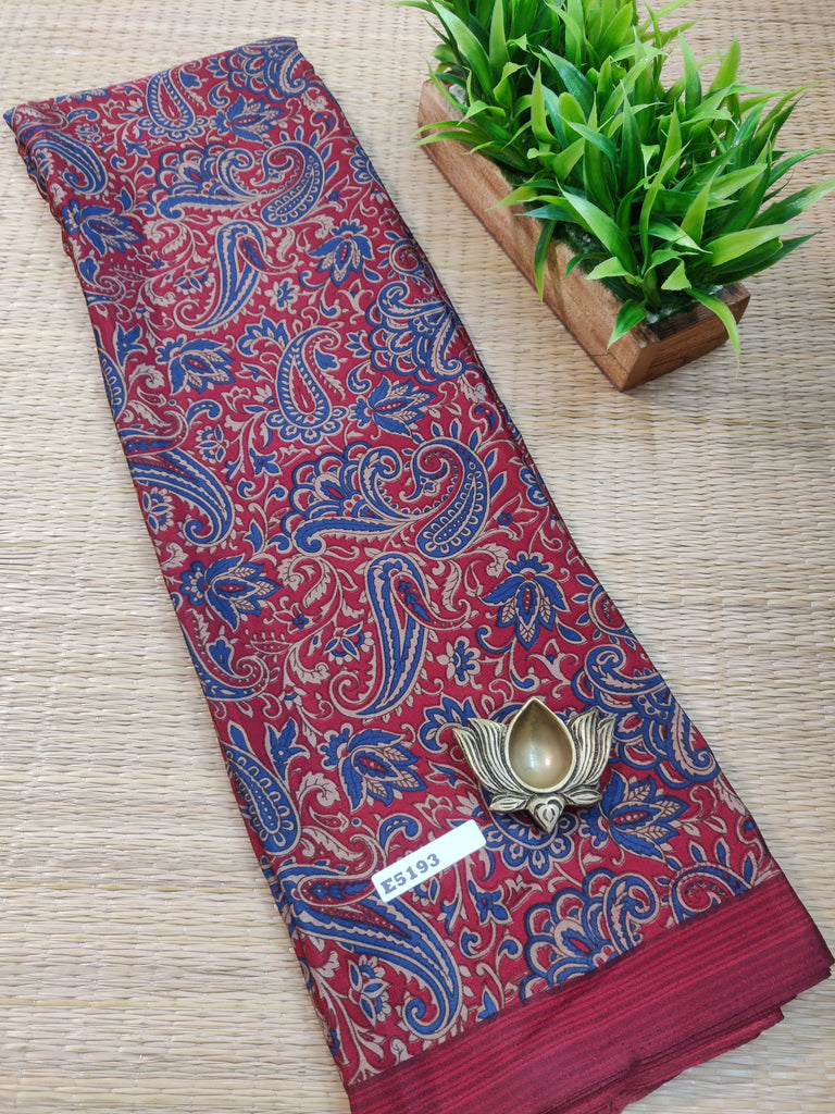 Printed Crepe Silk #E5193