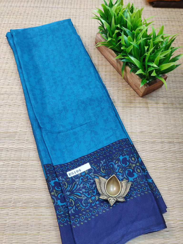 Printed Crepe Silk #E5194